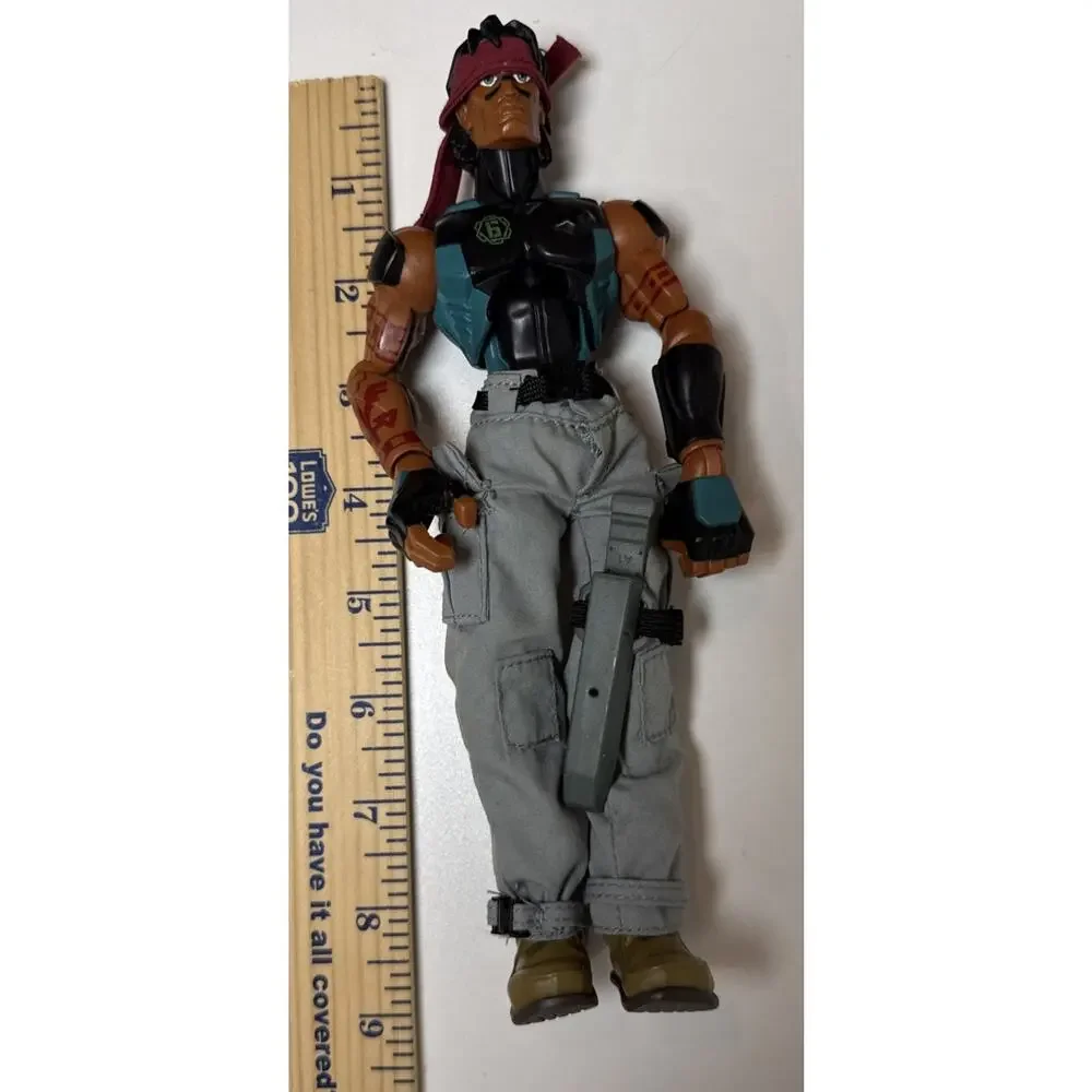 2005 Hasbro GI Joe Sigma 6 Spirit Iron-Knife 8” Figure Clothes Accessories